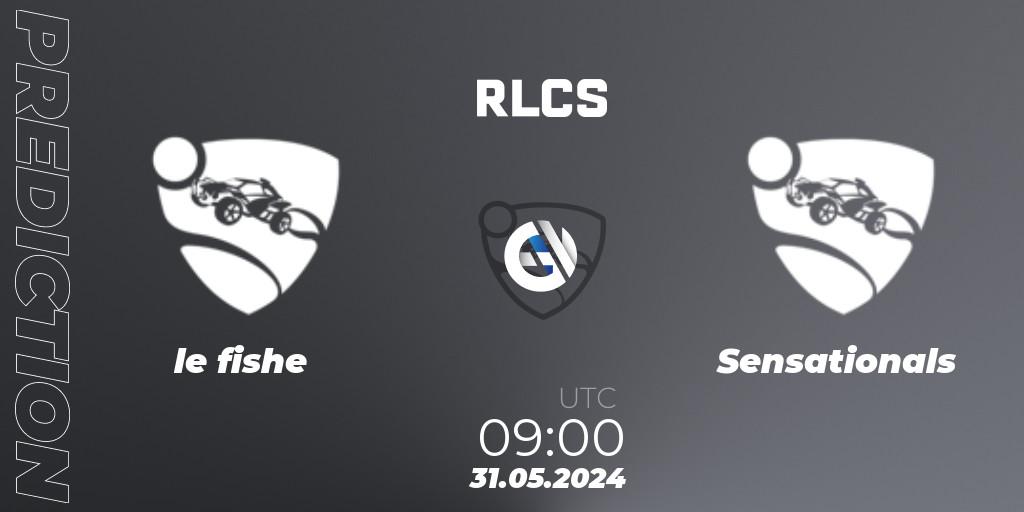 le fishe - Sensationals: прогноз. 31.05.2024 at 09:00, Rocket League, RLCS 2024 - Major 2: APAC Open Qualifier 6