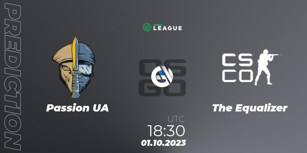 Passion UA - The Equalizer: прогноз. 01.10.23, CS2 (CS:GO), ESEA Season 46: Main Division - Europe