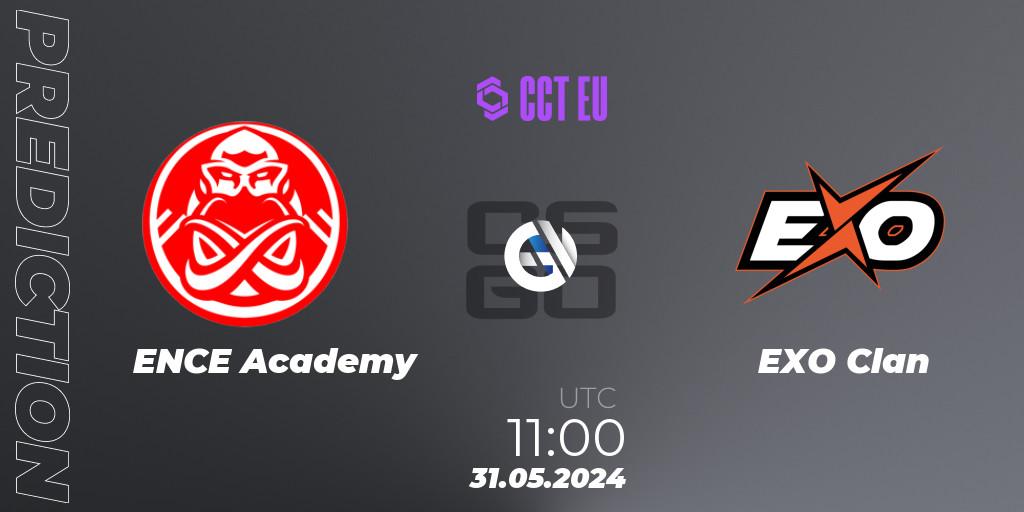 ENCE Academy - EXO Clan: прогноз. 31.05.2024 at 11:00, Counter-Strike (CS2), CCT Season 2 Europe Series 5 Closed Qualifier