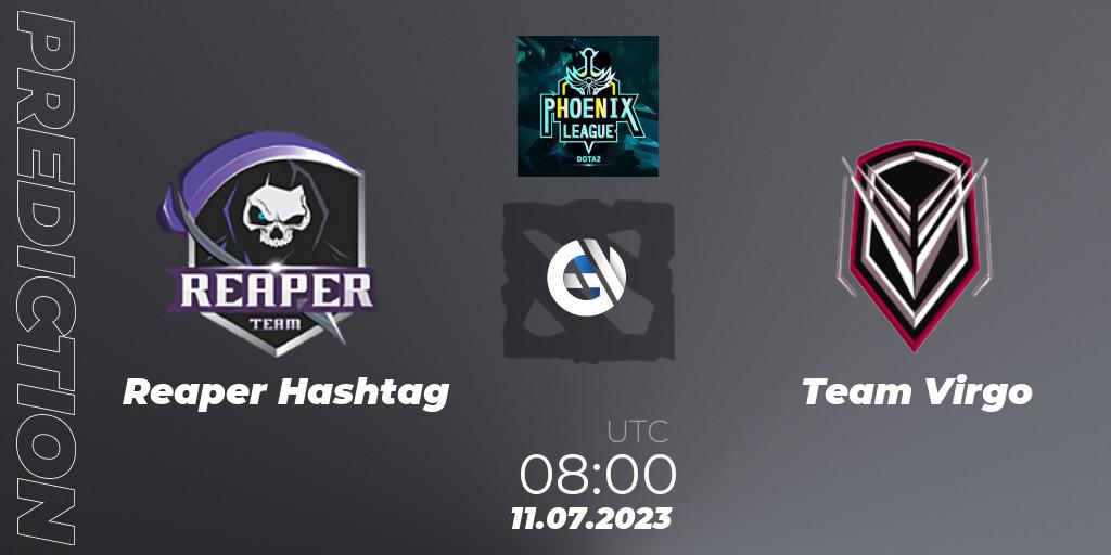 Reaper Hashtag - Team Virgo: прогноз. 11.07.23, Dota 2, Dota 2 Phoenix League