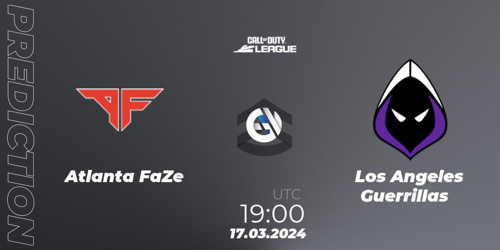 Atlanta FaZe - Los Angeles Guerrillas: прогноз. 17.03.2024 at 19:00, Call of Duty, Call of Duty League 2024: Stage 2 Major Qualifiers