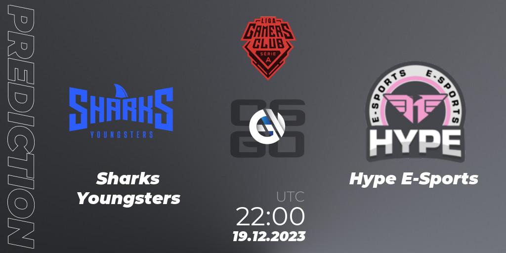 Sharks Youngsters - Hype E-Sports: прогноз. 19.12.23, CS2 (CS:GO), Gamers Club Liga Série A: December 2023