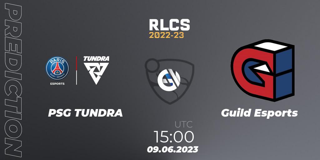 PSG TUNDRA - Guild Esports: прогноз. 09.06.2023 at 15:00, Rocket League, RLCS 2022-23 - Spring: Europe Regional 3 - Spring Invitational