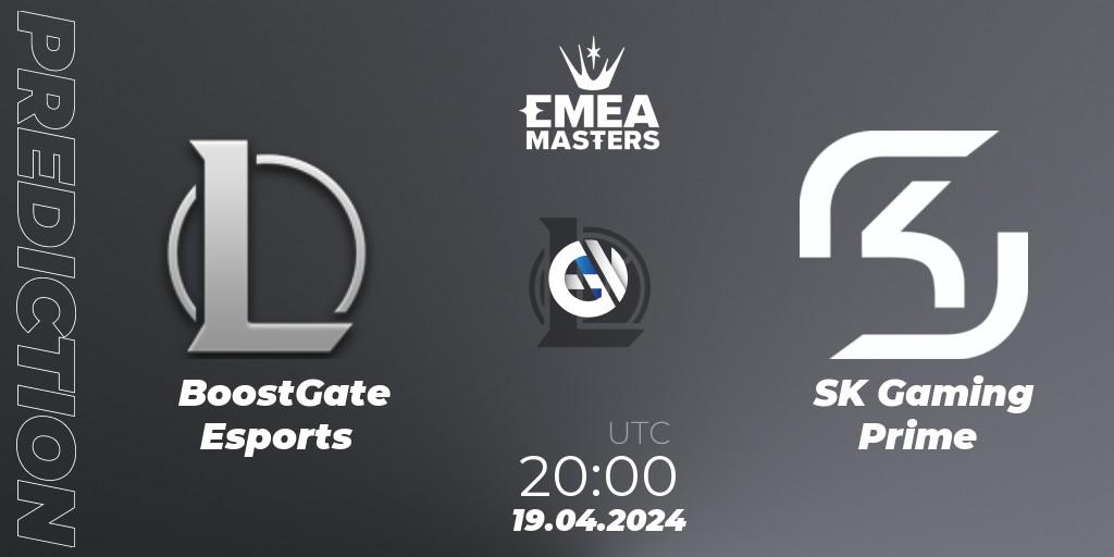 BoostGate Esports - SK Gaming Prime: прогноз. 19.04.2024 at 20:00, LoL, EMEA Masters Spring 2024 - Group Stage