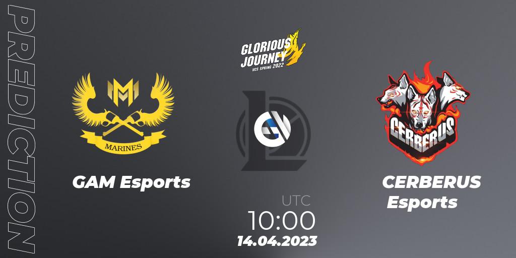 GAM Esports - CERBERUS Esports: прогноз. 14.04.2023 at 10:00, LoL, VCS Spring 2023 - Playoffs