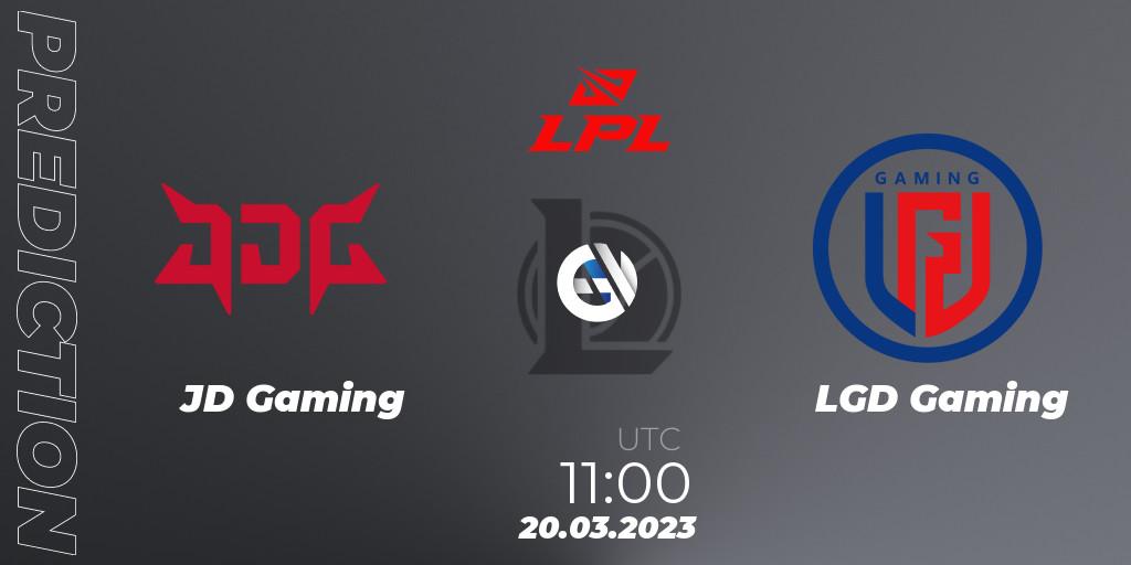 JD Gaming - LGD Gaming: прогноз. 20.03.23, LoL, LPL Spring 2023 - Group Stage