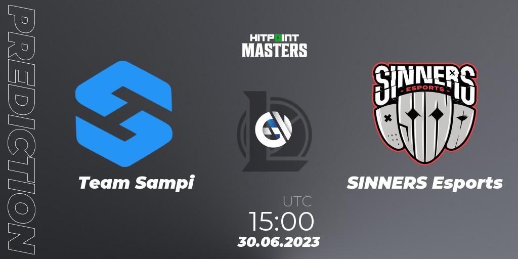 Team Sampi - SINNERS Esports: прогноз. 30.06.23, LoL, Hitpoint Masters Summer 2023 - Group Stage