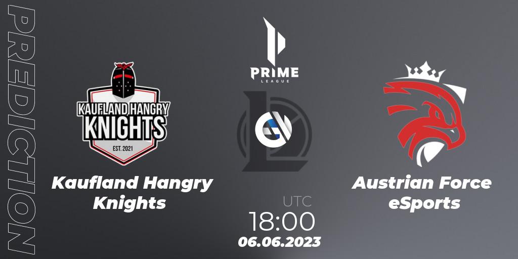 Kaufland Hangry Knights - Austrian Force eSports: прогноз. 06.06.23, LoL, Prime League 2nd Division Summer 2023