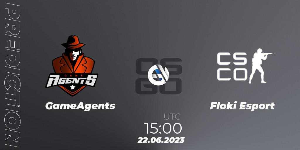 GameAgents - Floki Esport: прогноз. 22.06.2023 at 15:00, Counter-Strike (CS2), Preasy Summer Cup 2023