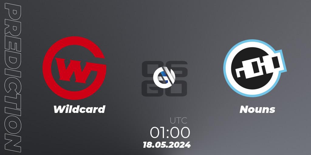 Wildcard - Nouns: прогноз. 18.05.2024 at 00:55, Counter-Strike (CS2), NA Revival Cup