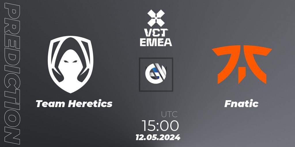 Team Heretics - Fnatic: прогноз. 12.05.2024 at 15:00, VALORANT, VCT 2024: EMEA Stage 1