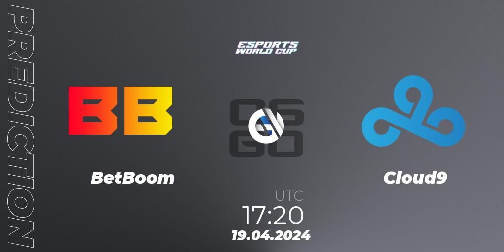 BetBoom - Cloud9: прогноз. 19.04.2024 at 17:20, Counter-Strike (CS2), Esports World Cup 2024: European Closed Qualifier