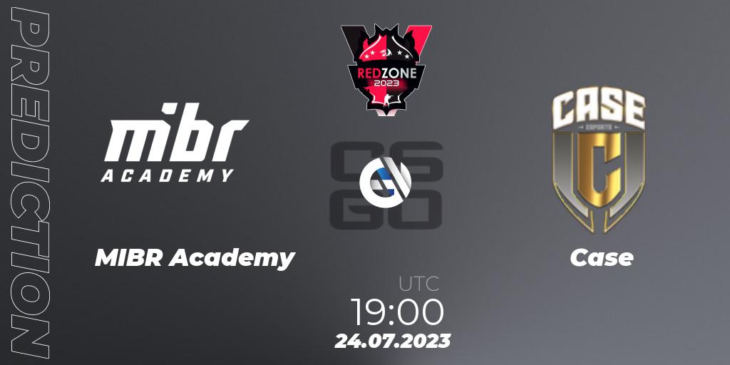 MIBR Academy - Case: прогноз. 26.07.23, CS2 (CS:GO), RedZone PRO League Season 5
