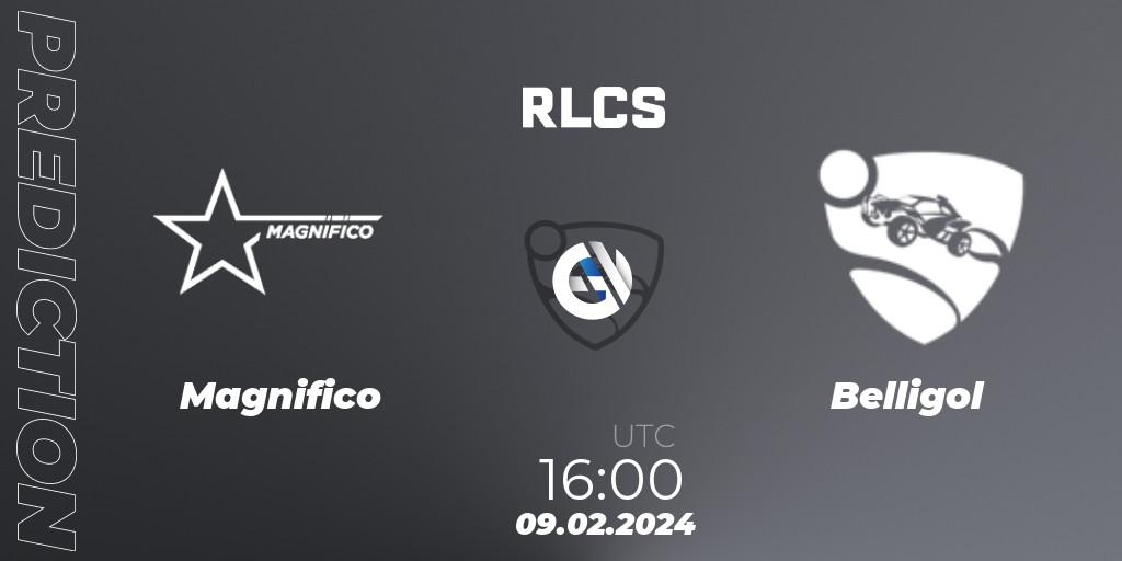 Magnifico - Belligol: прогноз. 09.02.2024 at 16:00, Rocket League, RLCS 2024 - Major 1: Europe Open Qualifier 1