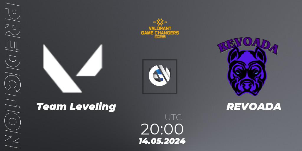 Team Leveling - REVOADA: прогноз. 14.05.2024 at 20:00, VALORANT, VCT 2024: Game Changers Brazil Series 1
