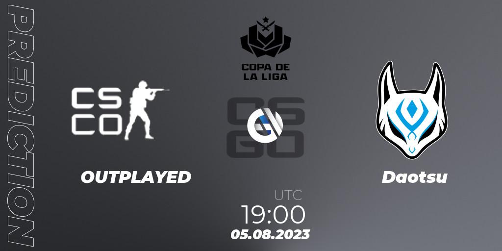 OUTPLAYED - Daotsu: прогноз. 07.08.2023 at 00:00, Counter-Strike (CS2), La Copa de La Liga 2023