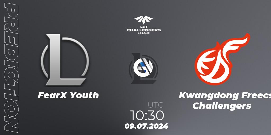 FearX Youth - Kwangdong Freecs Challengers: прогноз. 09.07.2024 at 10:30, LoL, LCK Challengers League 2024 Summer - Group Stage