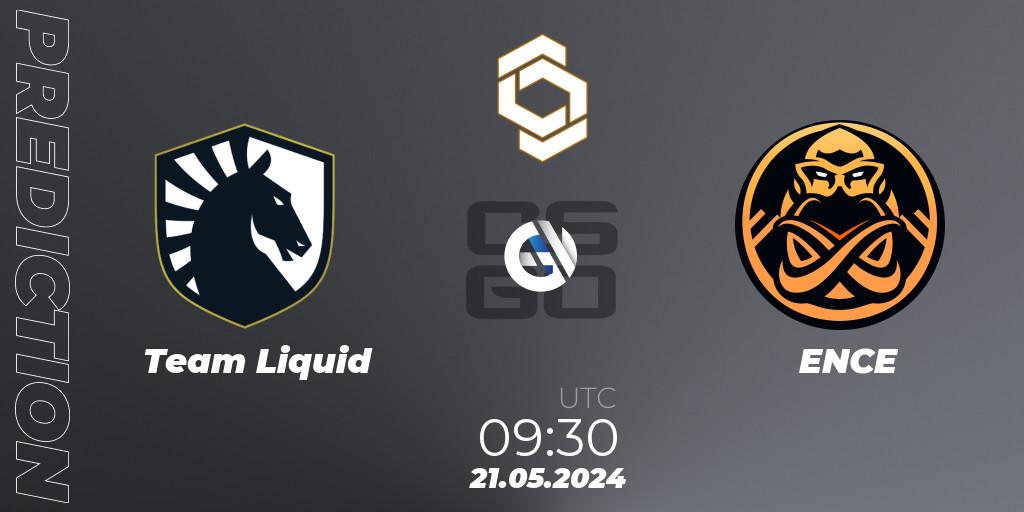 Team Liquid - ENCE: прогноз. 21.05.2024 at 10:00, Counter-Strike (CS2), CCT Global Finals