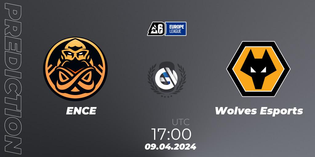 ENCE - Wolves Esports: прогноз. 09.04.24, Rainbow Six, Europe League 2024 - Stage 1