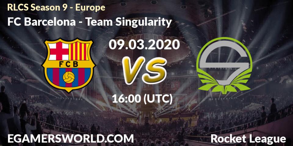 FC Barcelona VS Team Singularity