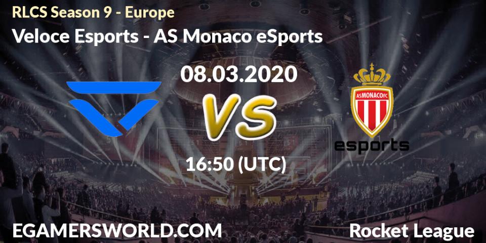 Veloce Esports VS AS Monaco eSports