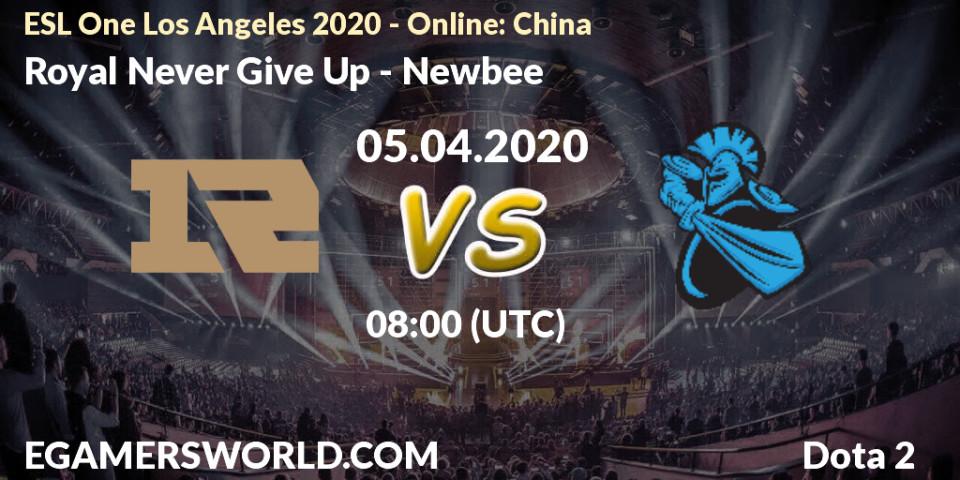 Royal Never Give Up VS Newbee