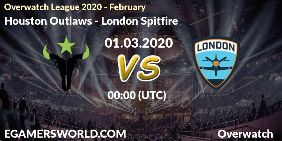 Houston Outlaws VS London Spitfire