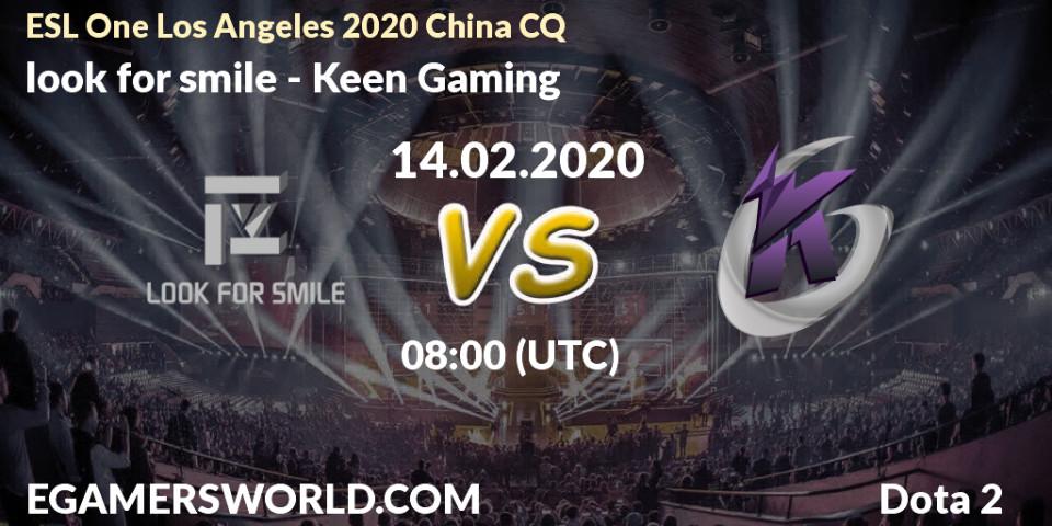 look for smile VS Keen Gaming