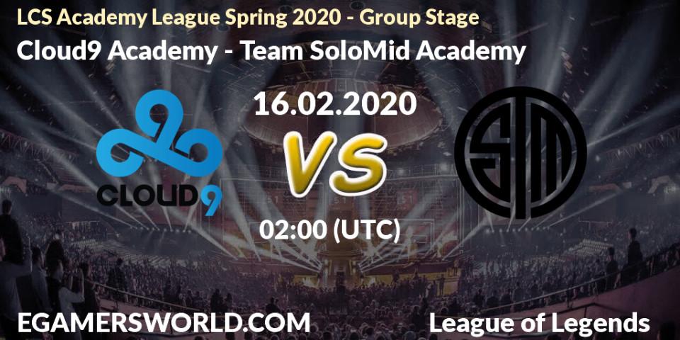 Cloud9 Academy VS Team SoloMid Academy