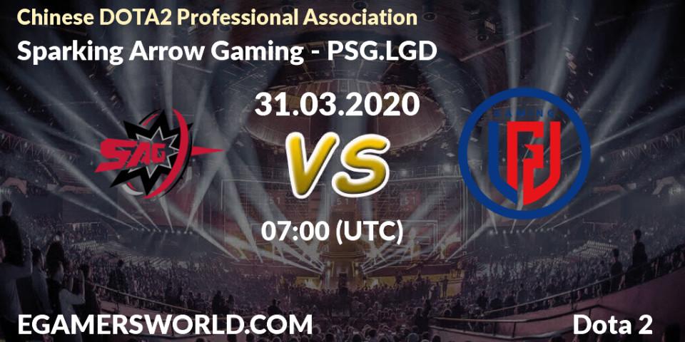 Sparking Arrow Gaming VS PSG.LGD