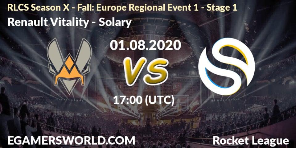 Renault Vitality VS Solary
