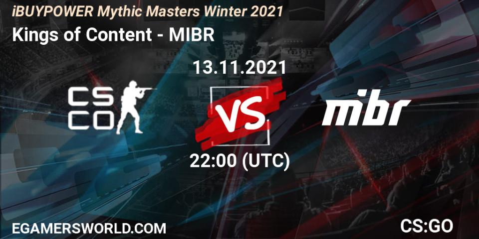Kings of Content VS MIBR
