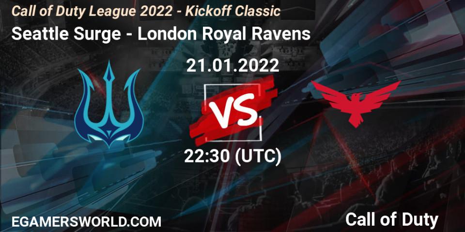 Seattle Surge VS London Royal Ravens
