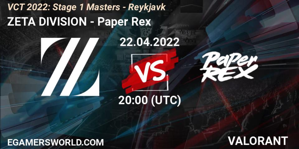 ZETA DIVISION VS Paper Rex
