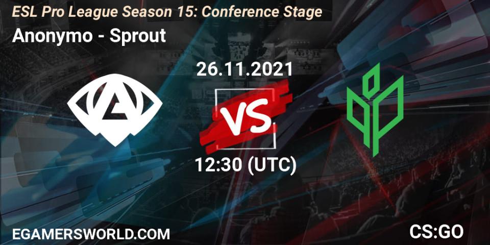 Anonymo VS Sprout