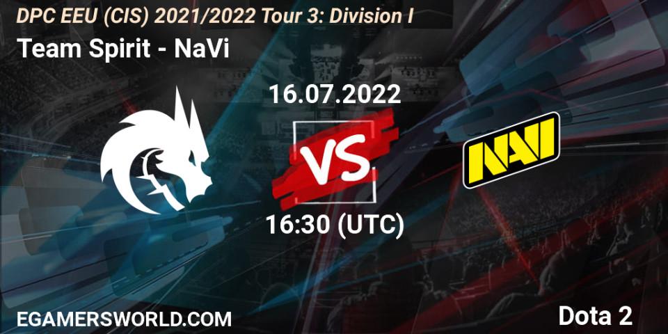 Team Spirit VS NaVi