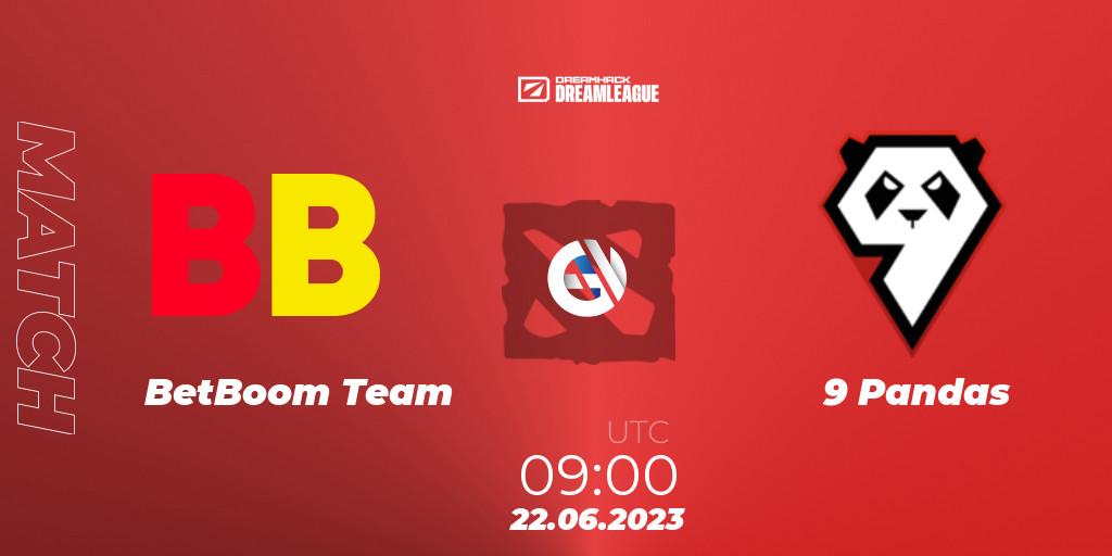 BetBoom Team VS 9 Pandas