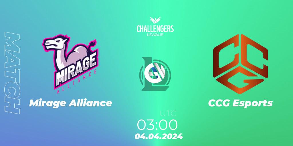 Mirage Alliance VS CCG Esports