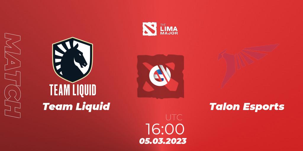 Team Liquid VS Talon Esports