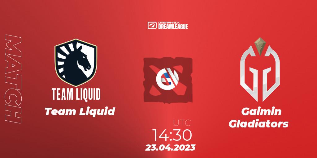 Team Liquid VS Gaimin Gladiators
