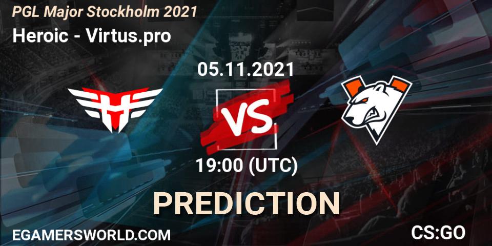 Virtus.pro - Heroic: прогноз на плей-офф PGL Major Stockholm 2021 Champions Stage