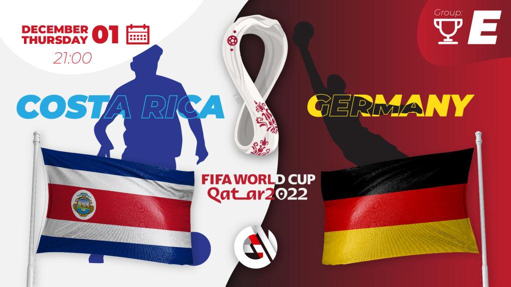Коста-Рика - Германия: прогноз и ставка на Чемпионат Мира 2022 в Катаре