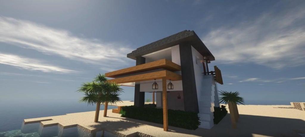 Лучшие особняки и пляжные дома в мире Minecraft