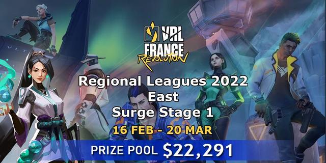 VALORANT Regional Leagues 2022 East: Surge Stage 1