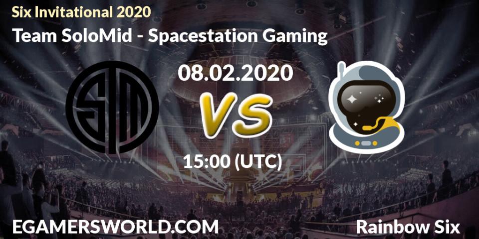 Team SoloMid - Spacestation Gaming: прогноз. 08.02.20, Rainbow Six, Six Invitational 2020