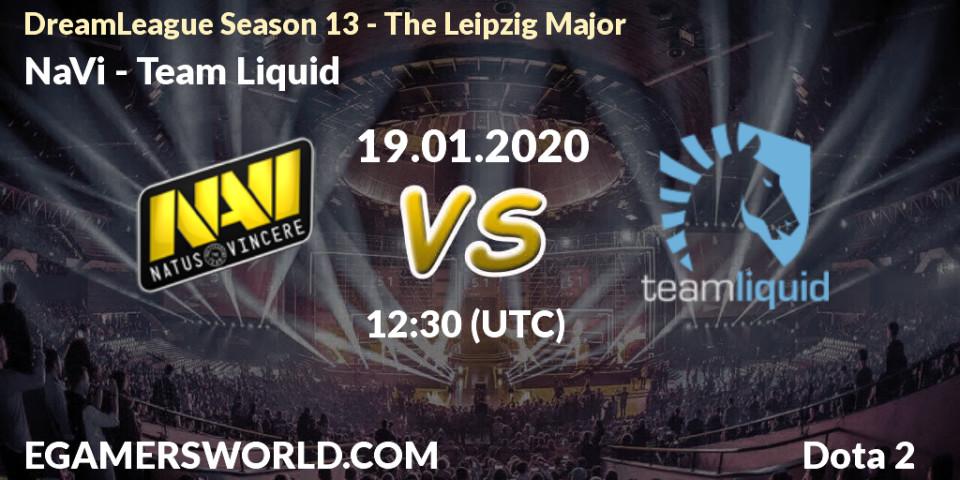 NaVi - Team Liquid: прогноз. 19.01.20, Dota 2, DreamLeague Season 13 - The Leipzig Major