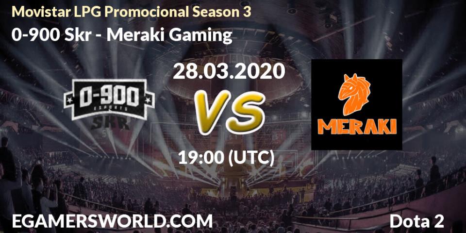0-900 Skr - Meraki Gaming: прогноз. 28.03.20, Dota 2, Movistar LPG Promocional Season 3