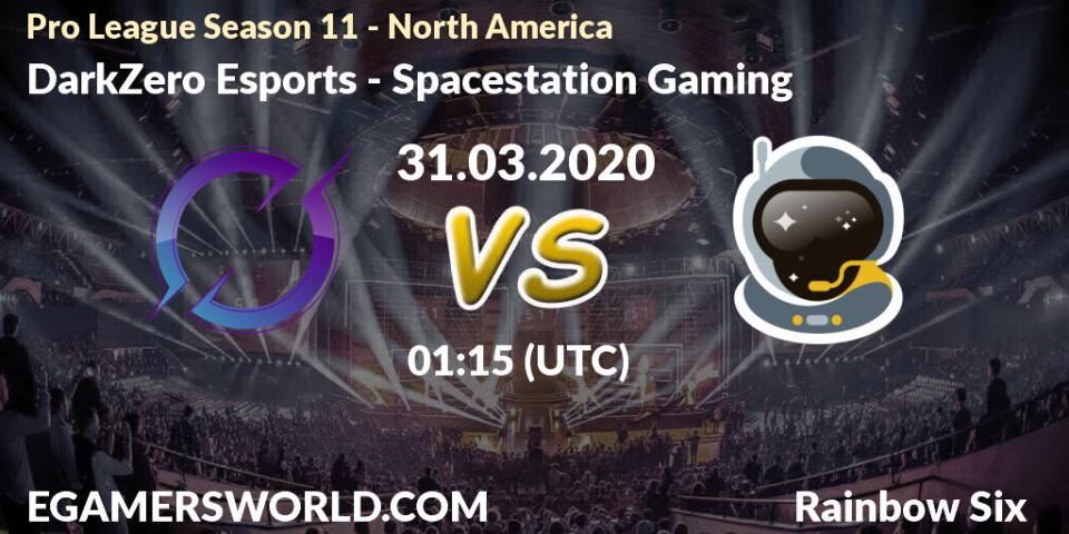 DarkZero Esports - Spacestation Gaming: прогноз. 31.03.20, Rainbow Six, Pro League Season 11 - North America