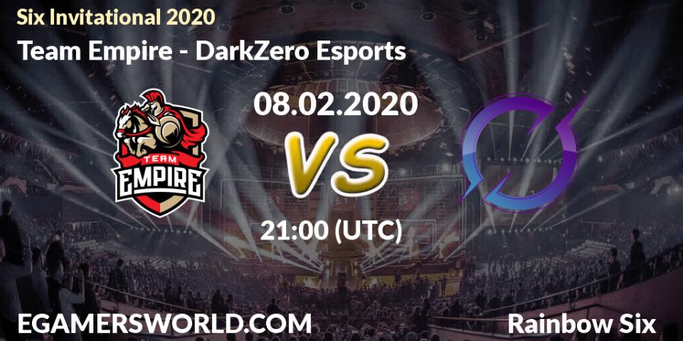 Team Empire - DarkZero Esports: прогноз. 08.02.20, Rainbow Six, Six Invitational 2020