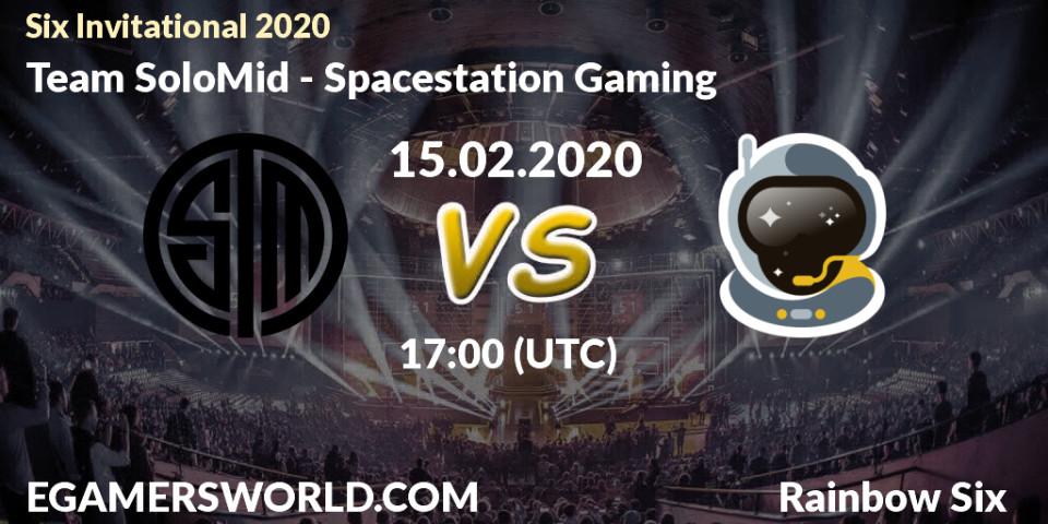 Team SoloMid - Spacestation Gaming: прогноз. 15.02.20, Rainbow Six, Six Invitational 2020